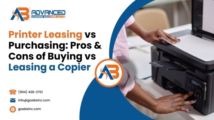 Read more about the article Printer Leasing vs Purchasing: Pros and Cons of Buying vs Leasing a Copier